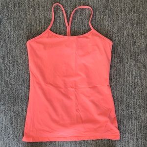 Coral lulu tank w built in bra size 12